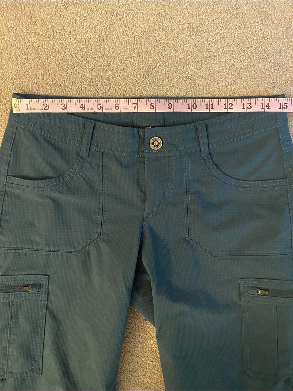 Kuhl Women's Blue Cargo Shorts - Picture 9 of 13